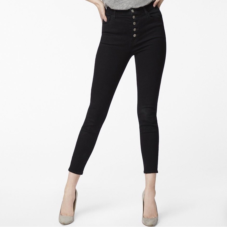 J Brand Lillie High-Rise Cropped Skinny